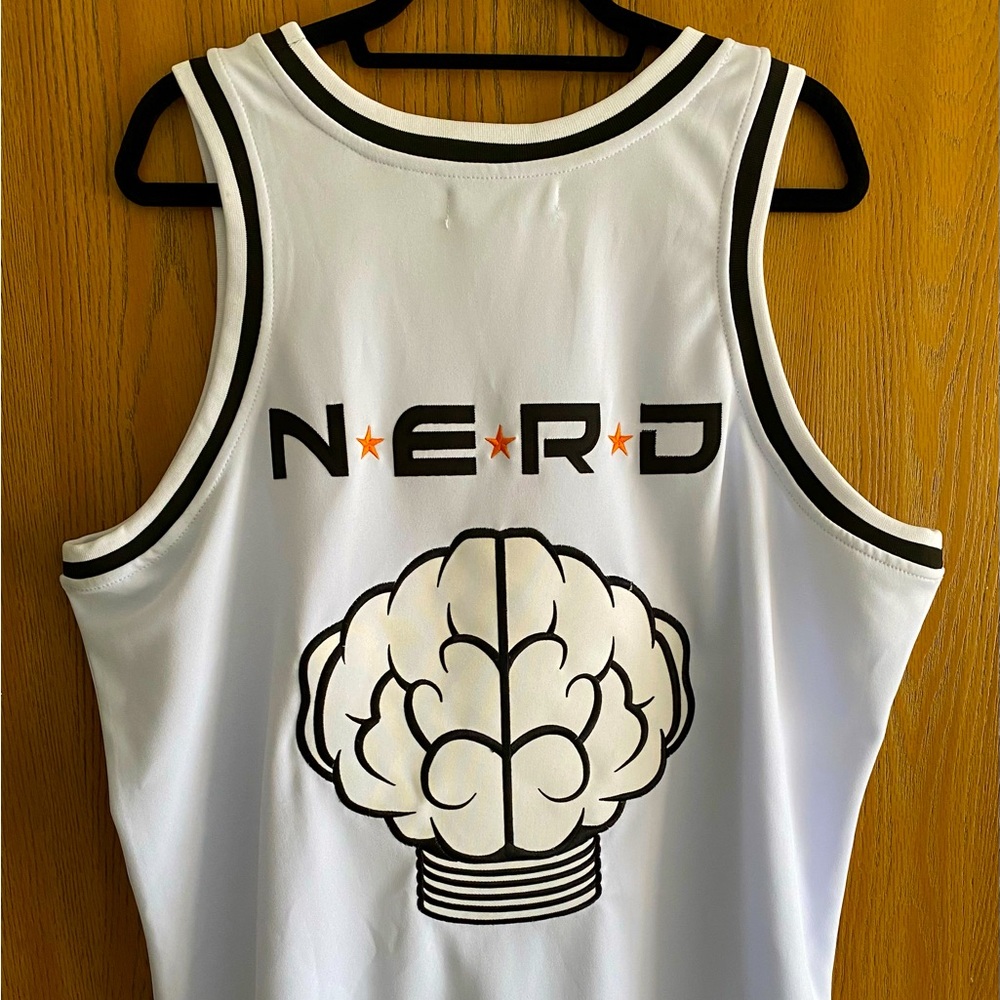 N.E.R.D. “Seeing Sounds” album jersey. Made by Headgear Classics.